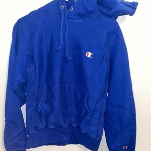 royal blue champion hoodie
